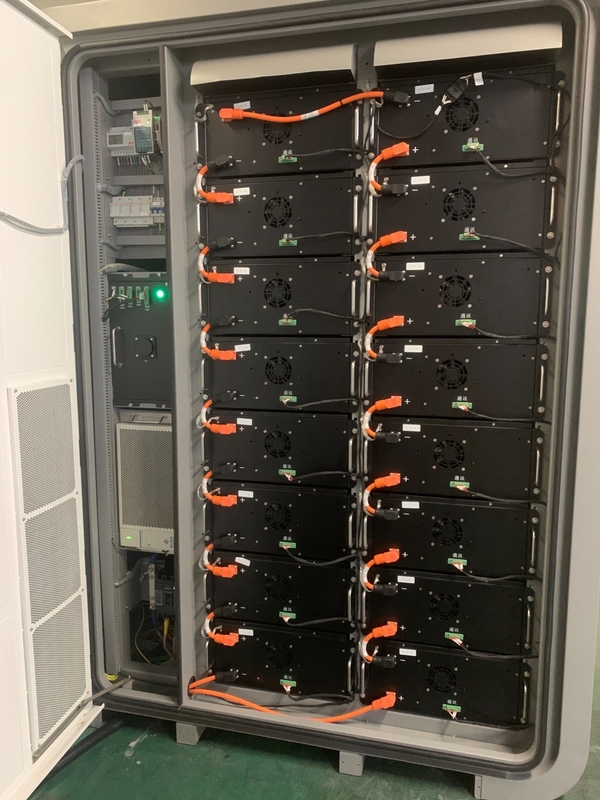 125 KW Sistema de almacenamiento de energía de refrigeración líquida al aire libre gabinete para centro de datos de respaldo