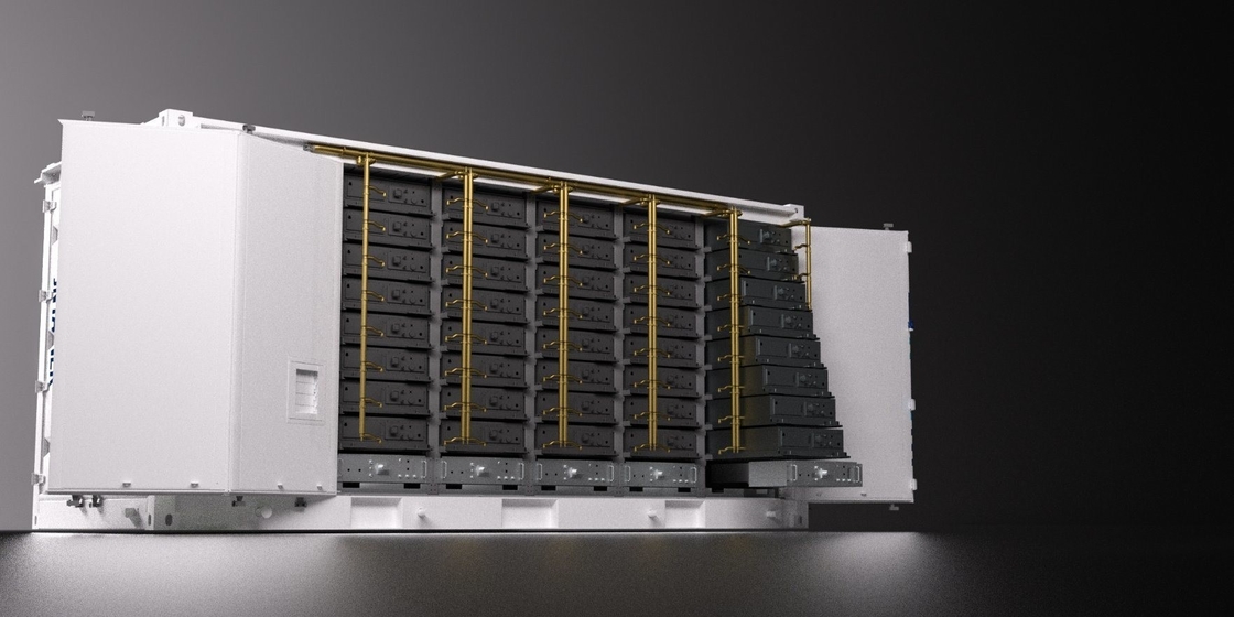 Contenedor de alta tensión 20FT ESS de 5MWh para conexión a la red y energía de respaldo