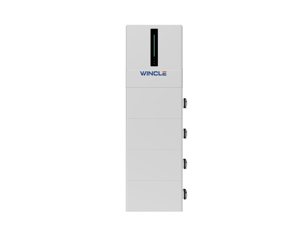 IEC61000 Sistema de batería de pared de potencia de 20,48kwh 6000 Vida útil del ciclo para el hogar de respaldo y energía solar