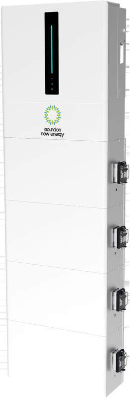 IEC61000 Sistema de batería de pared de potencia de 20,48kwh 6000 Vida útil del ciclo para el hogar de respaldo y energía solar