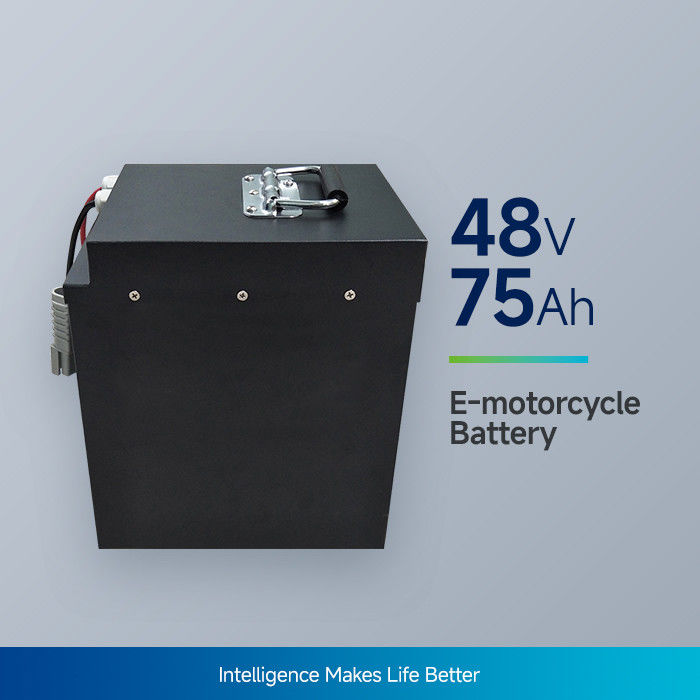 Baterías de alta capacidad utilizadas en la batería de motocicletas eléctricas NCM48V75Ah 12.5A Corriente de carga máxima